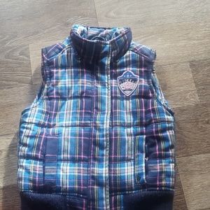 Limited Too flannel vest